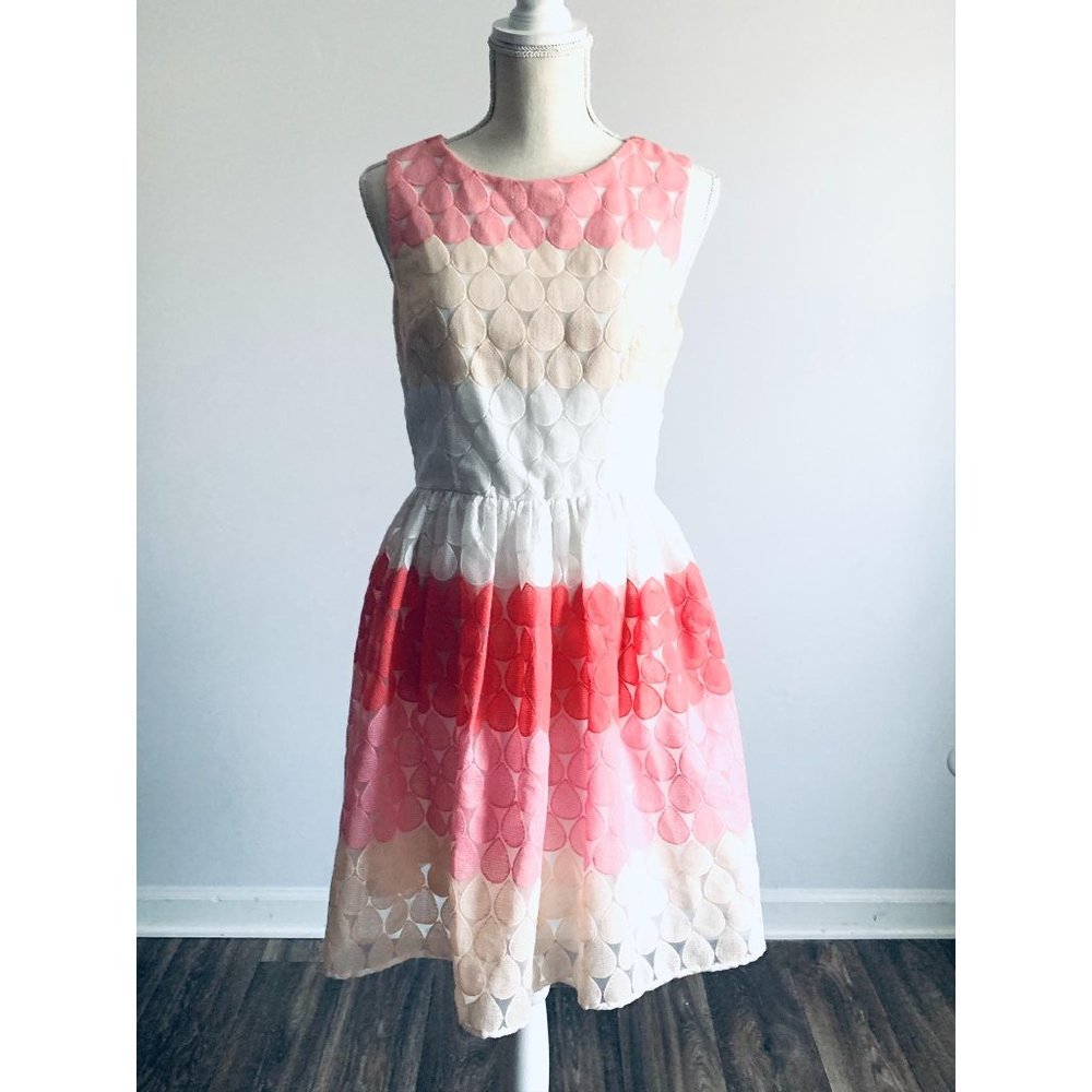 Betsey Johnson tear drop babydoll dress 6